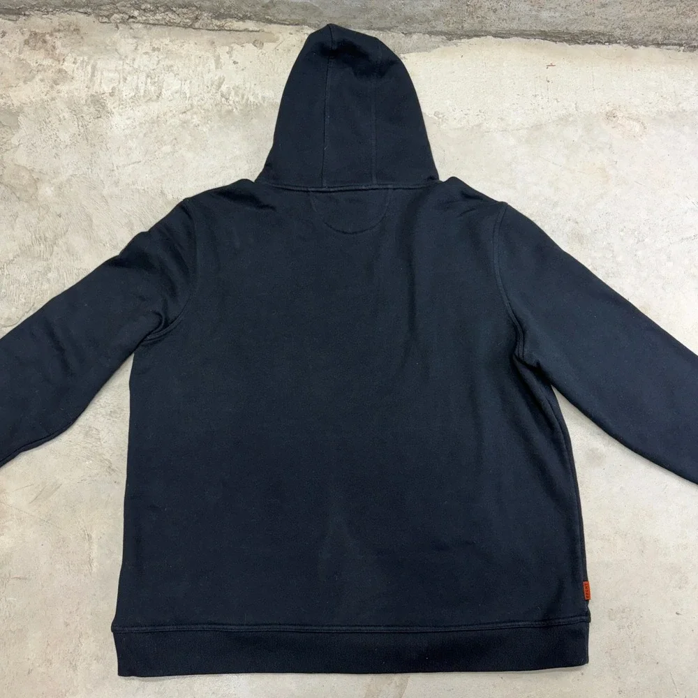 BRUNT The Shevlin Hoodie Black 3X Large Snap Neck Cotton Polyester Blend - Picture 8 of 9